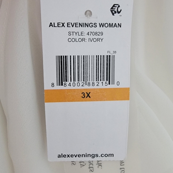 NWT Ivory White Chiffon Sheer Bolero Jacket Cover Up - Picture 6 of 7